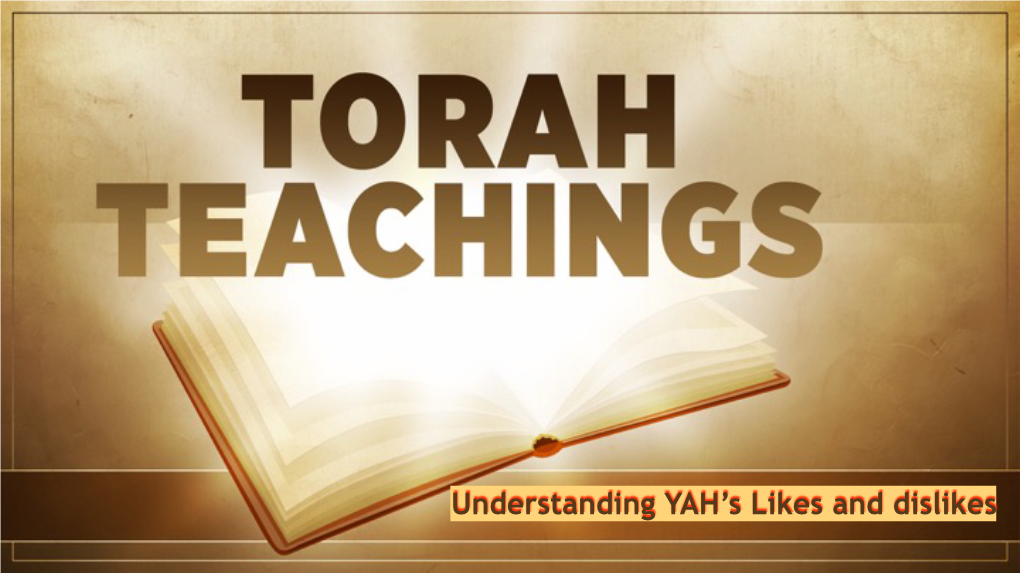 Understanding YAH's Likes and Dislikes