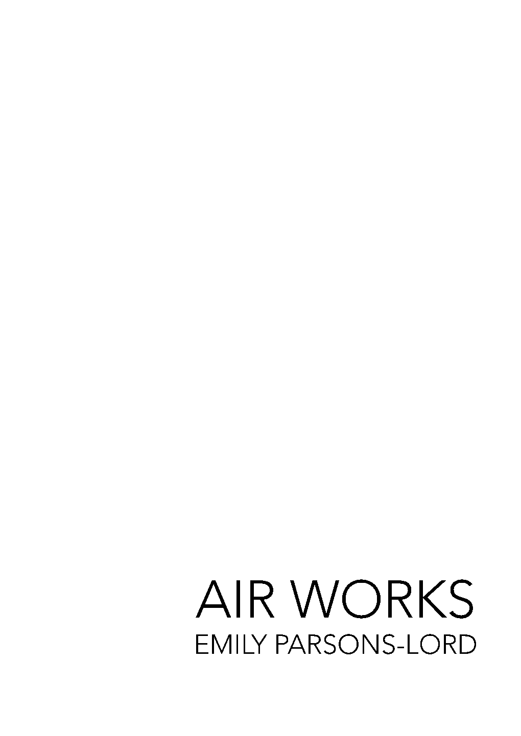 Air Works Emily Parsons-Lord