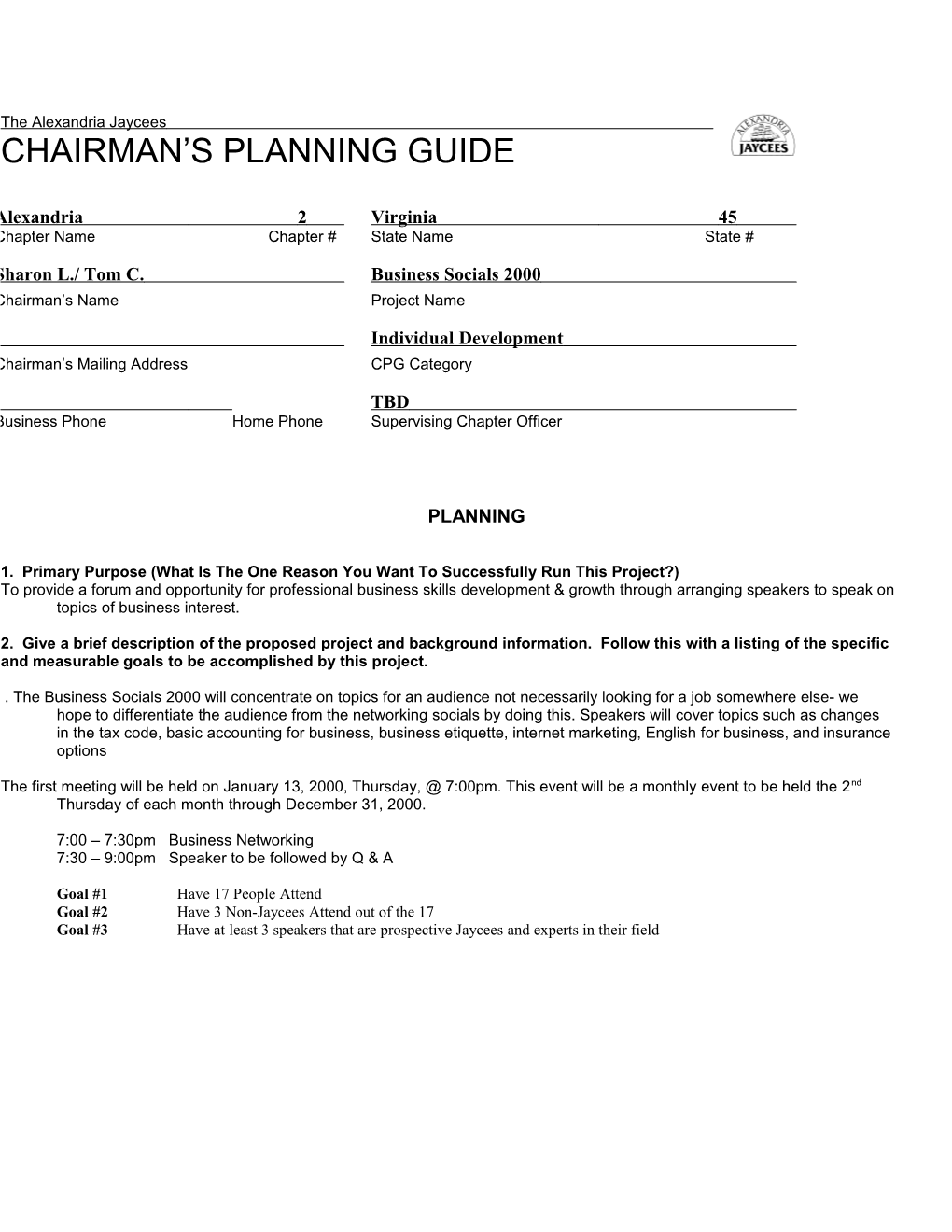 Chairman S Planning Guide s1