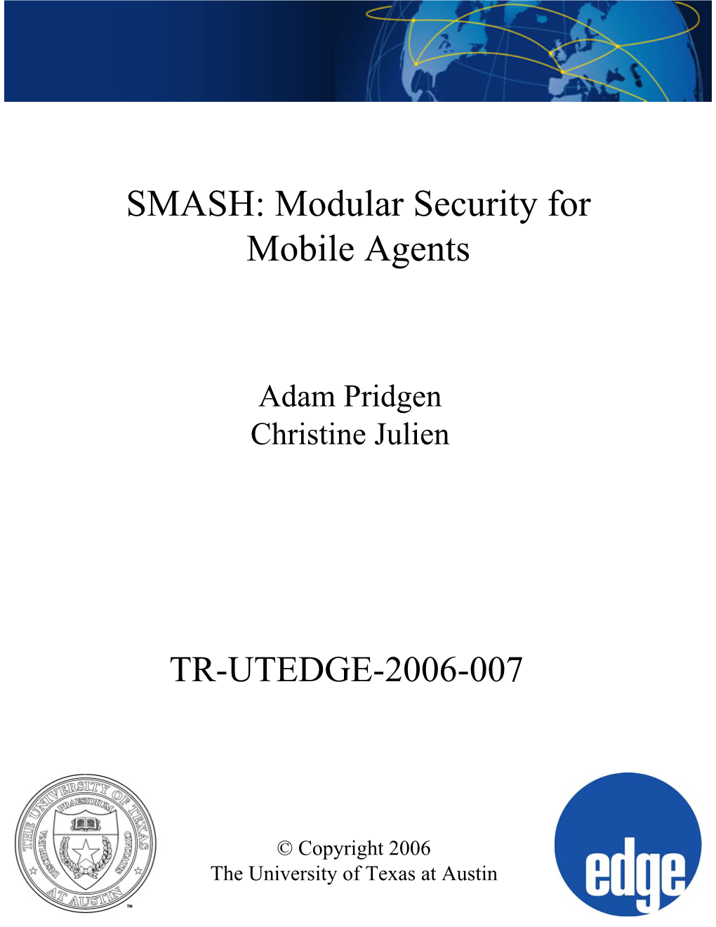 SMASH: Modular Security for Mobile Agents