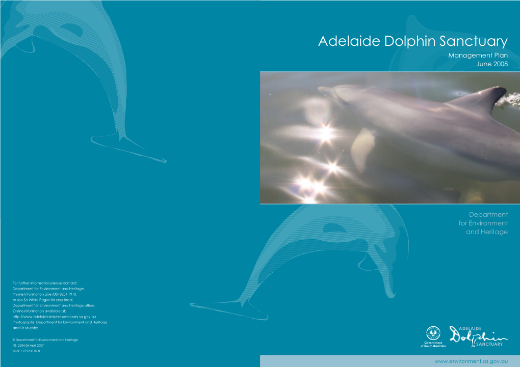 Adelaide Dolphin Sanctuary Management Plan June 2008