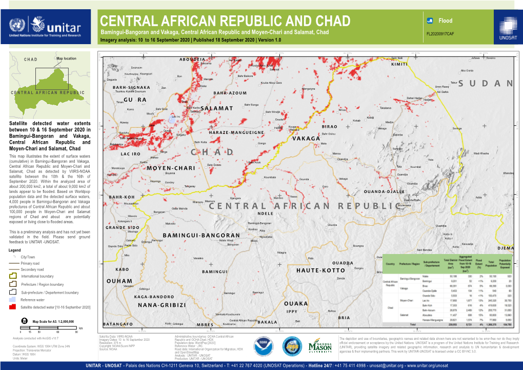 Central African Republic and Chad