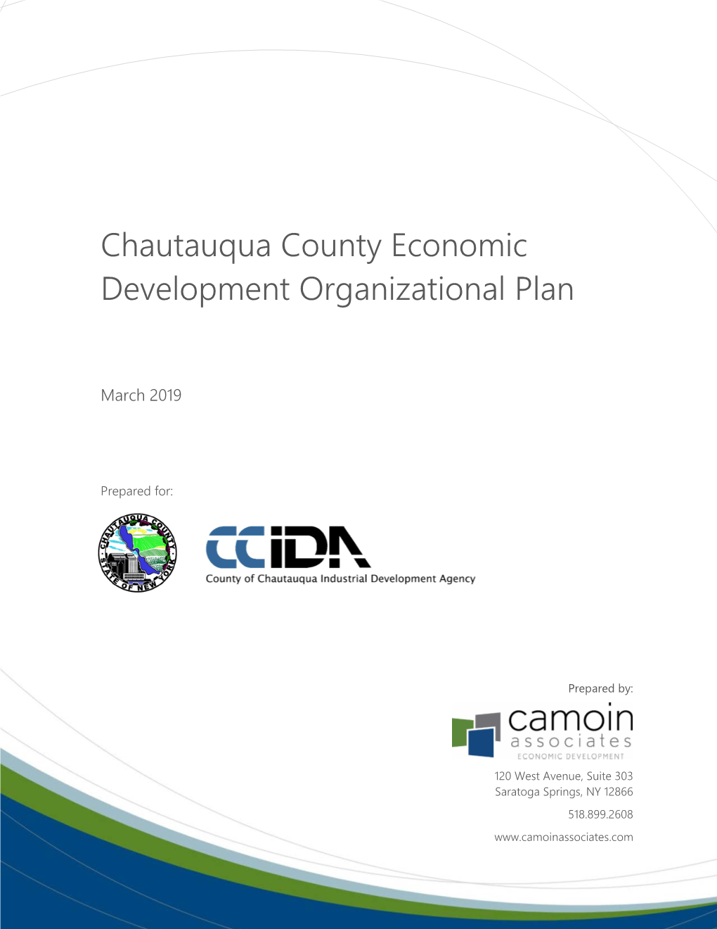 Chautauqua County Economic Development Organization Plan I