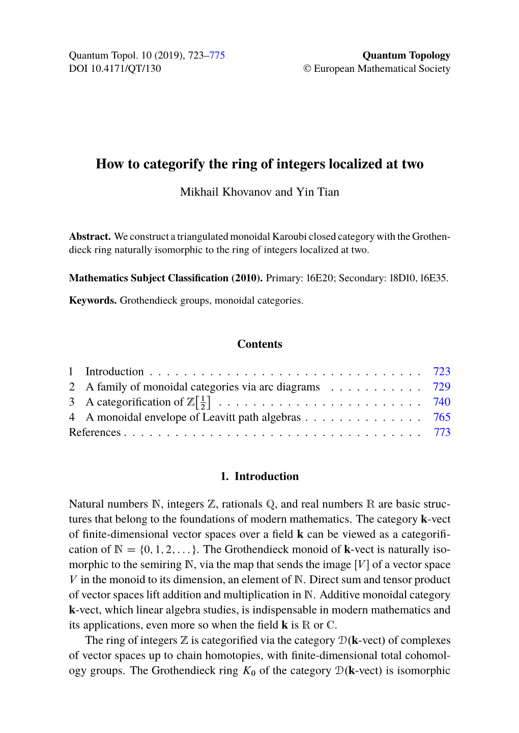 How to Categorify the Ring of Integers Localized at Two