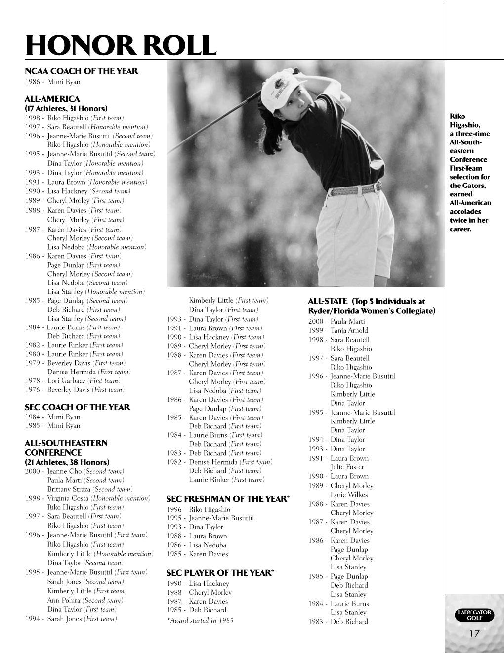 2000-01 Golf Guide