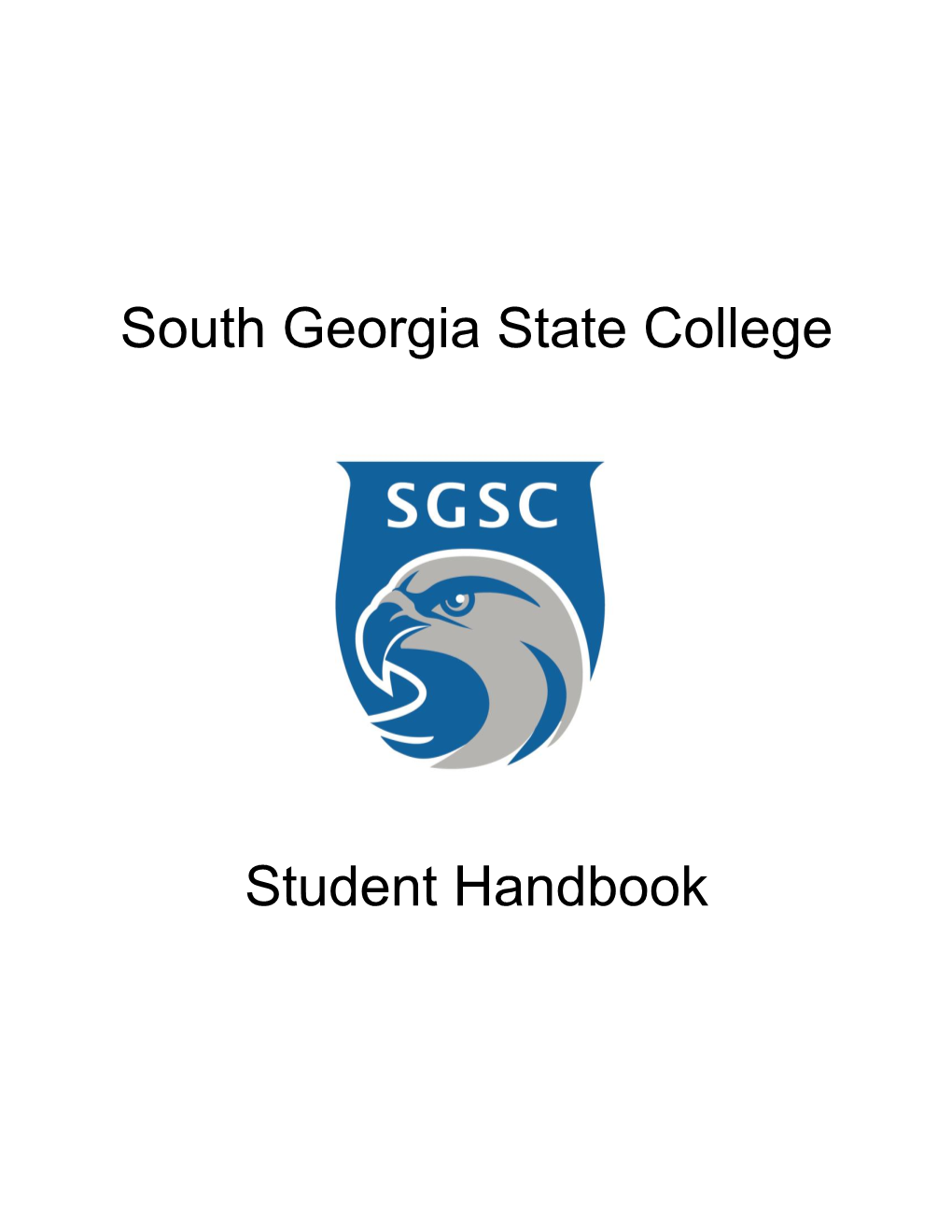 South Georgia State College Student Handbook