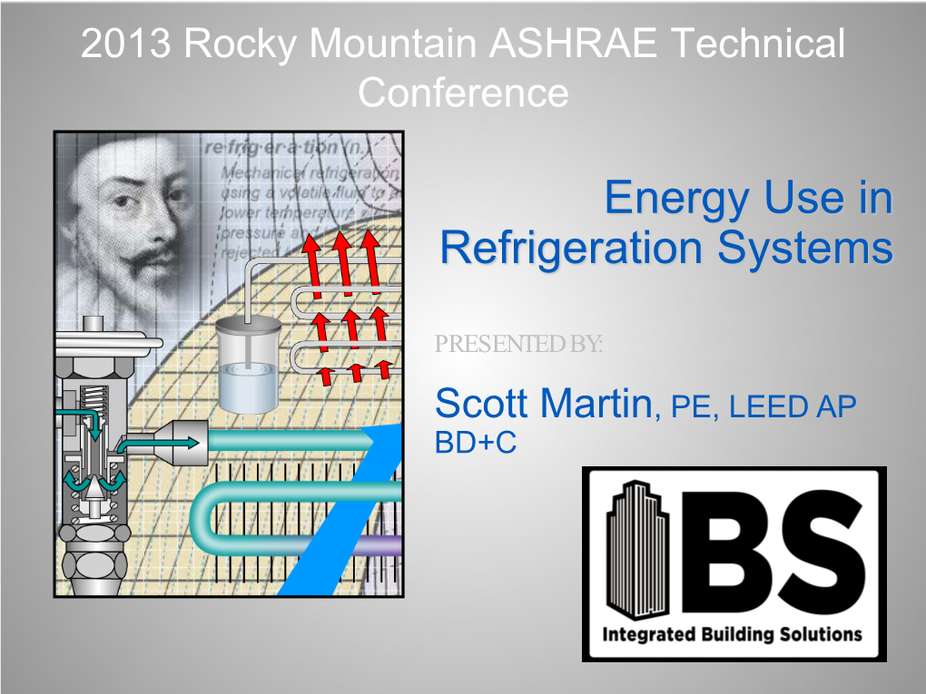 Energy Use in Refrigeration Systems