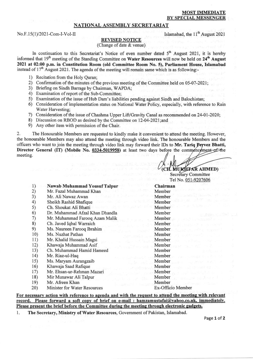 Meeting Notice