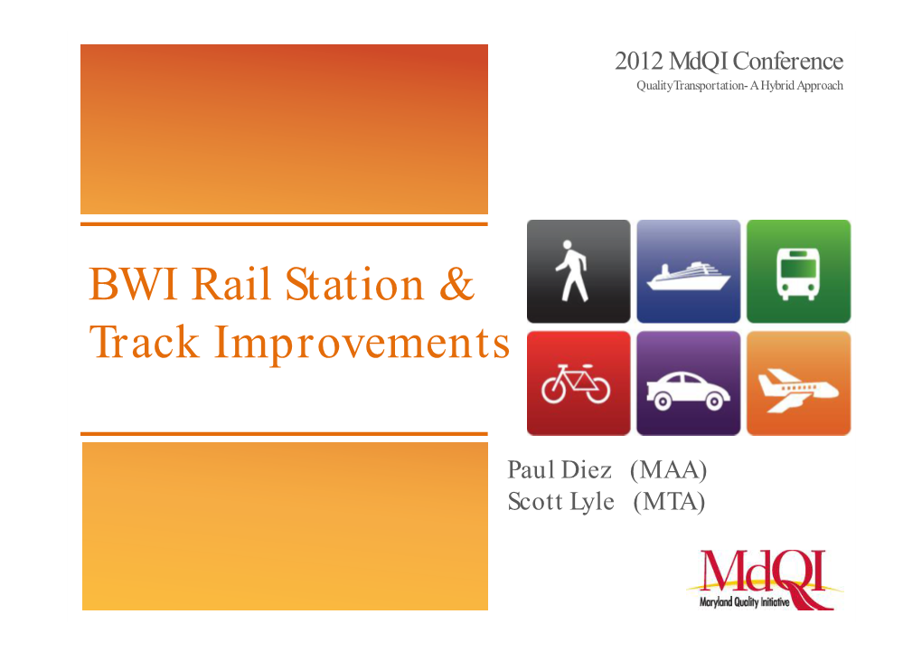 BWI Rail Station & Track Improvements