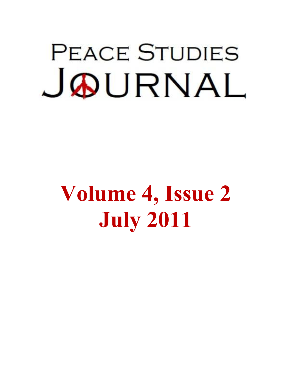 Volume 4, Issue 2 July 2011