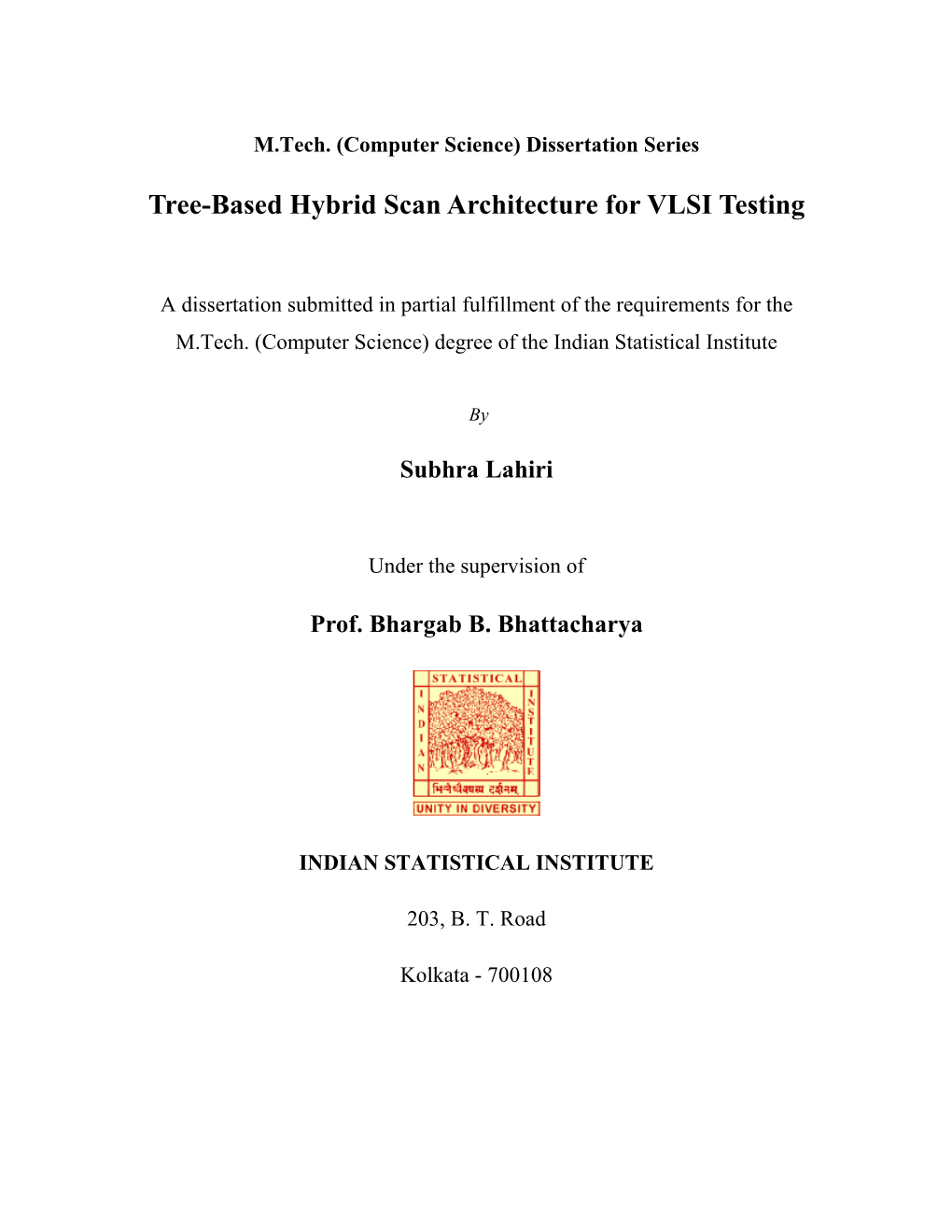 A Novel Design for Testing (DFT) Technique