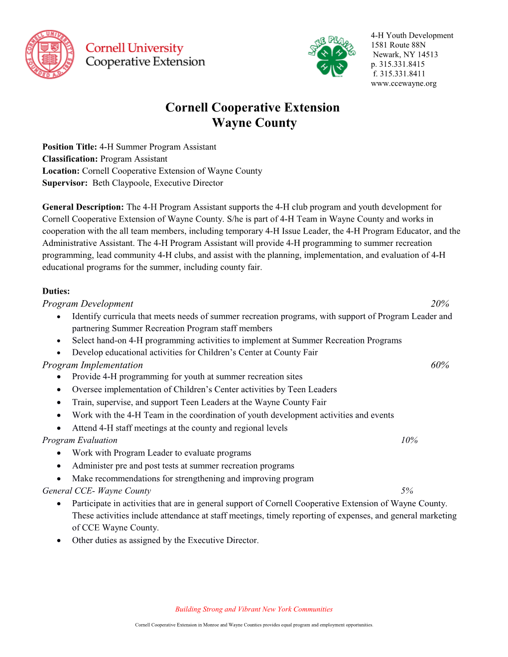 Cornell Cooperative Extension of Monroe County