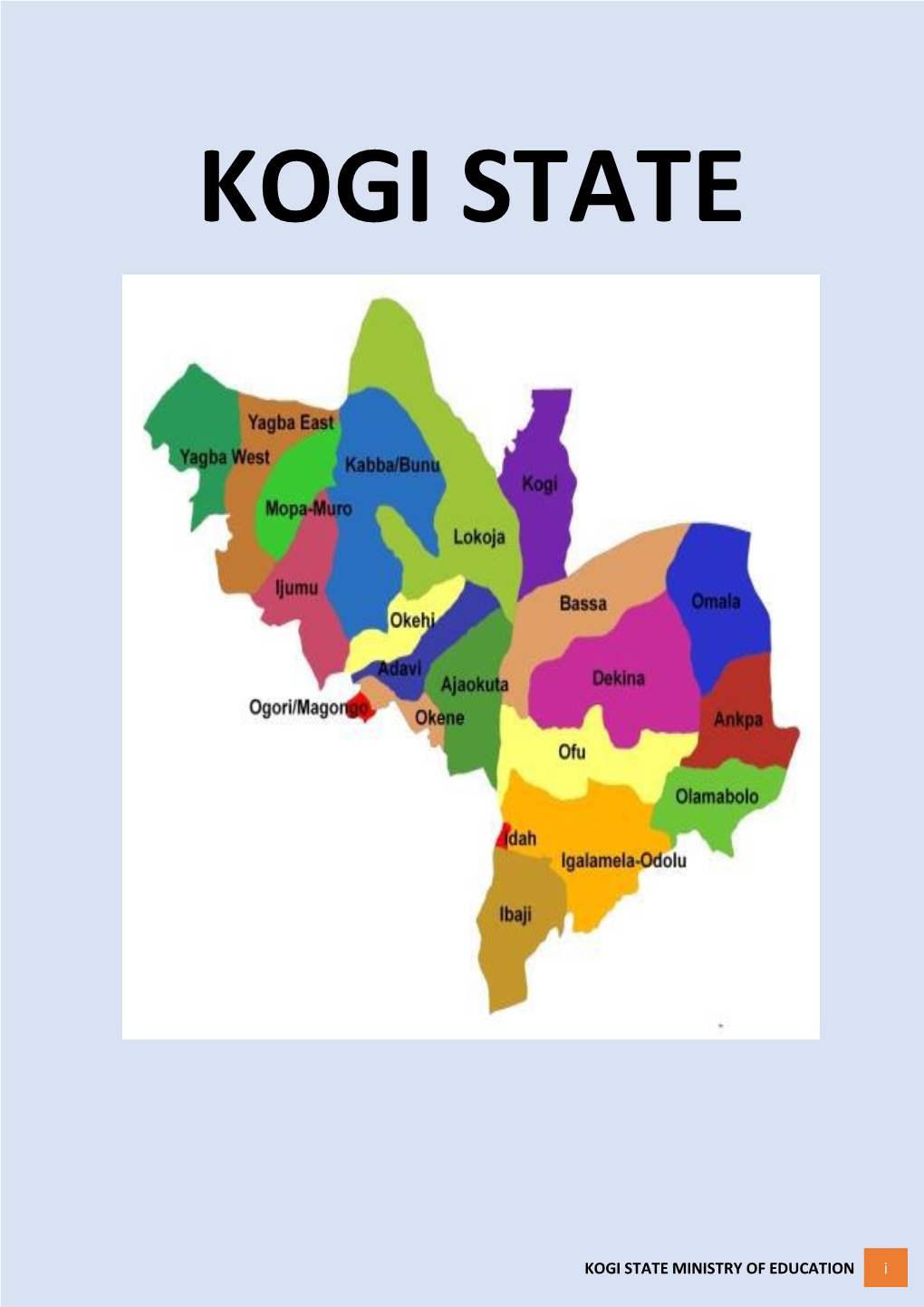 KOGI STATE MINISTRY of EDUCATION I