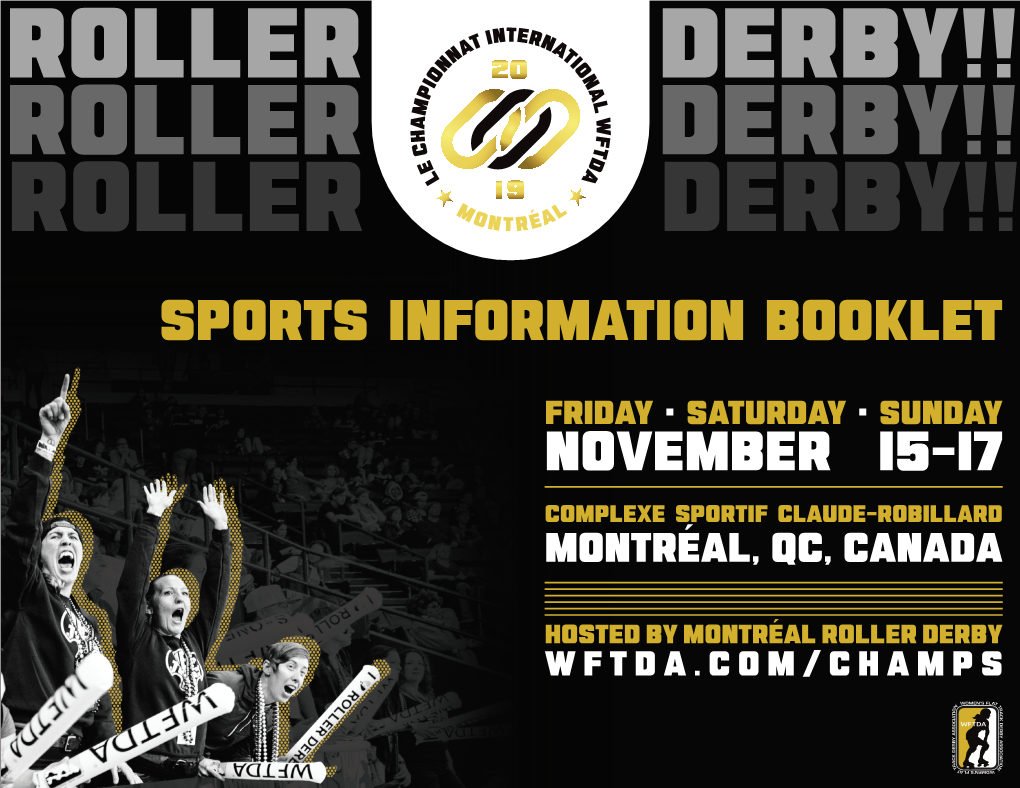 2019 International WFTDA Championships Sports Information