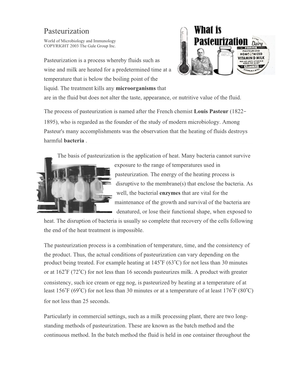 World of Microbiology and Immunology