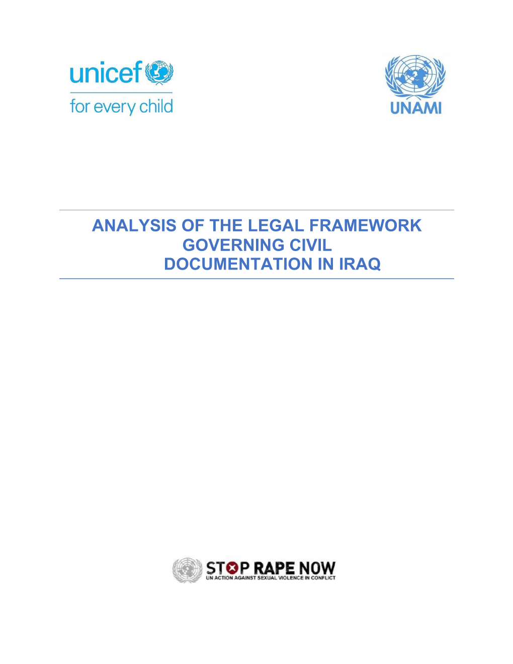 Analysis of the Legal Framework Governing Civil Documentation in Iraq