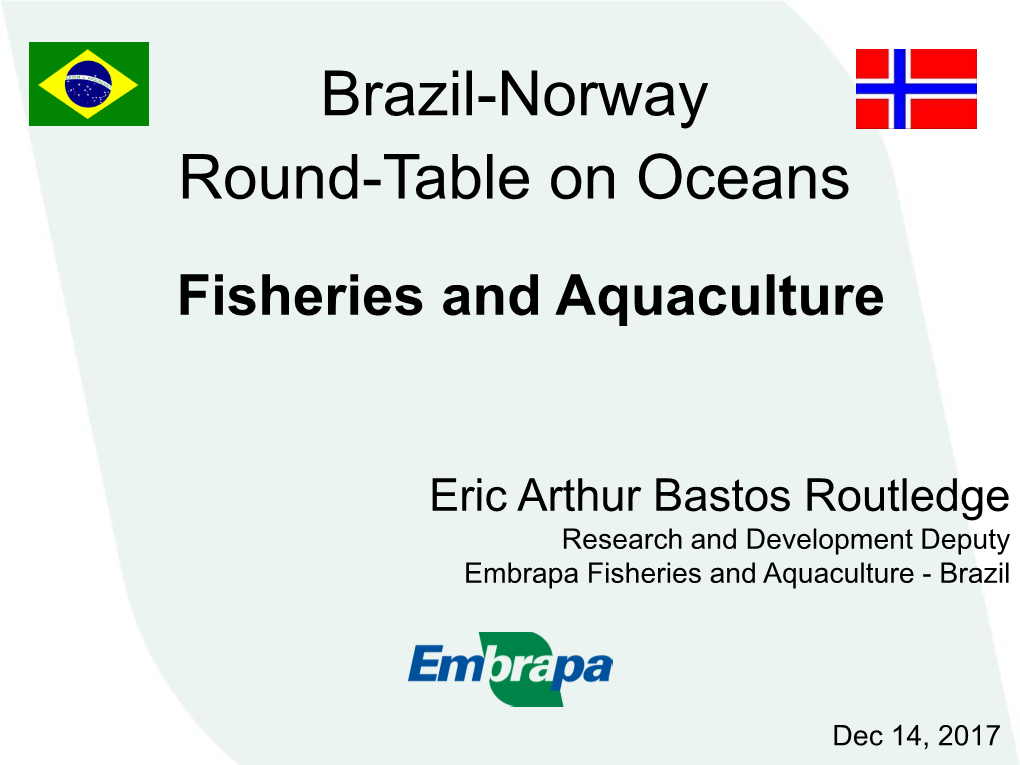 Fisheries and Aquaculture