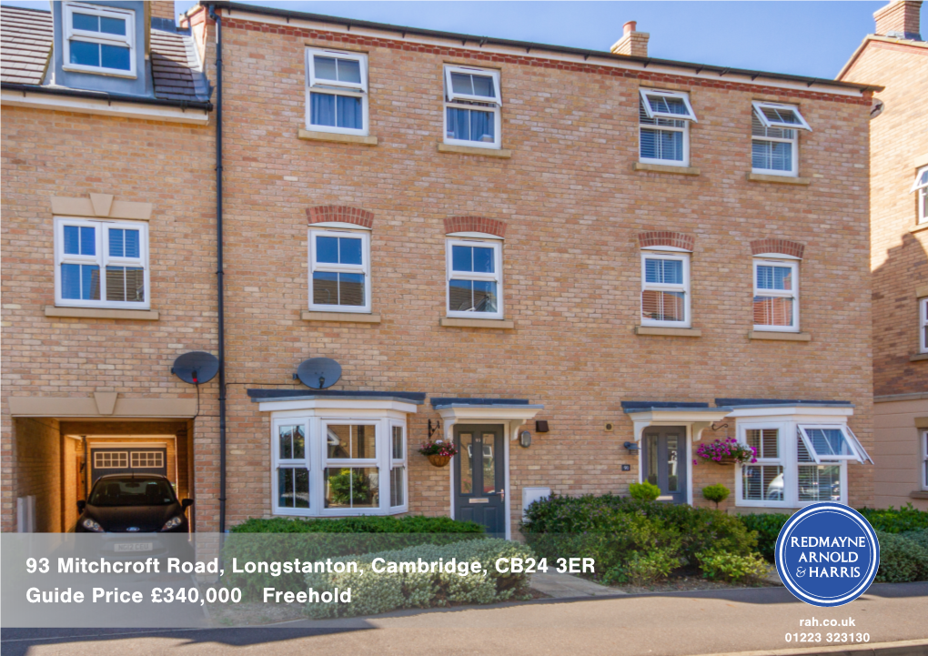 93 Mitchcroft Road, Longstanton, Cambridge, CB24 3ER Guide Price