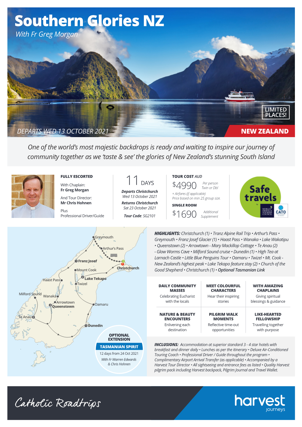 Southern Glories NZ with Fr Greg Morgan