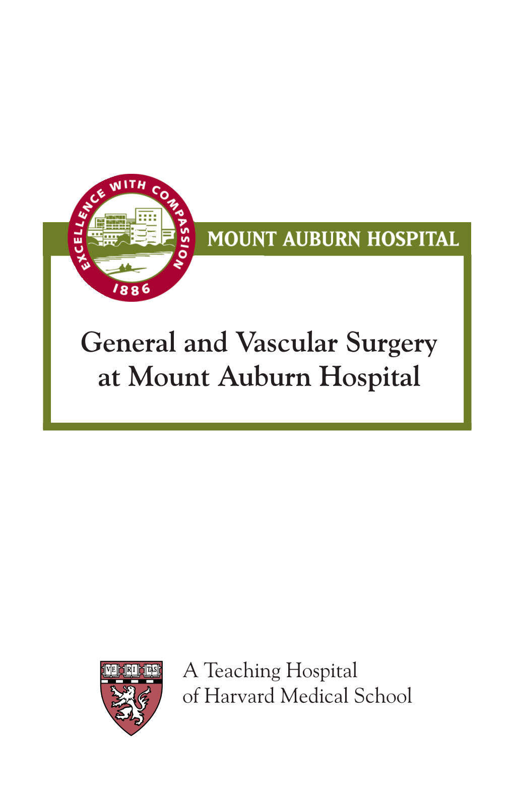 General and Vascular Surgery Brochure.Indd