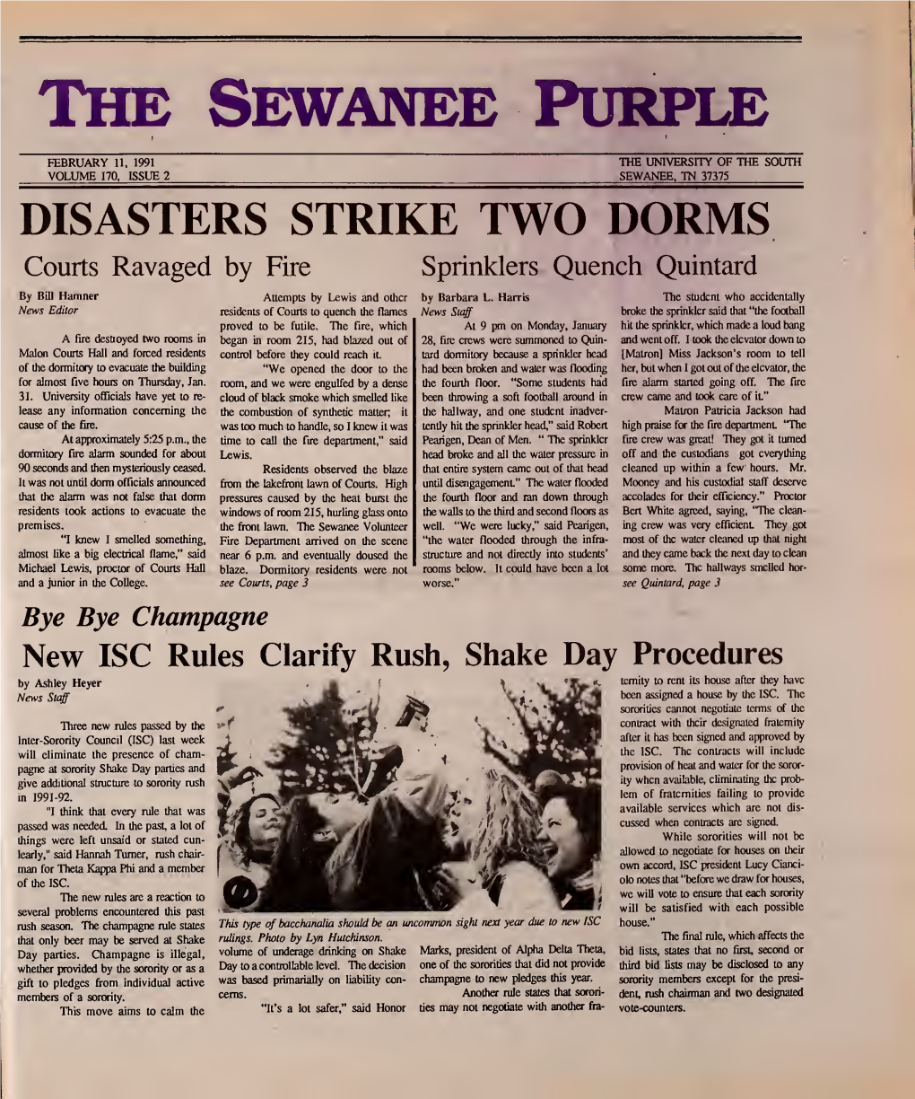 Sewanee Purple,1990-91