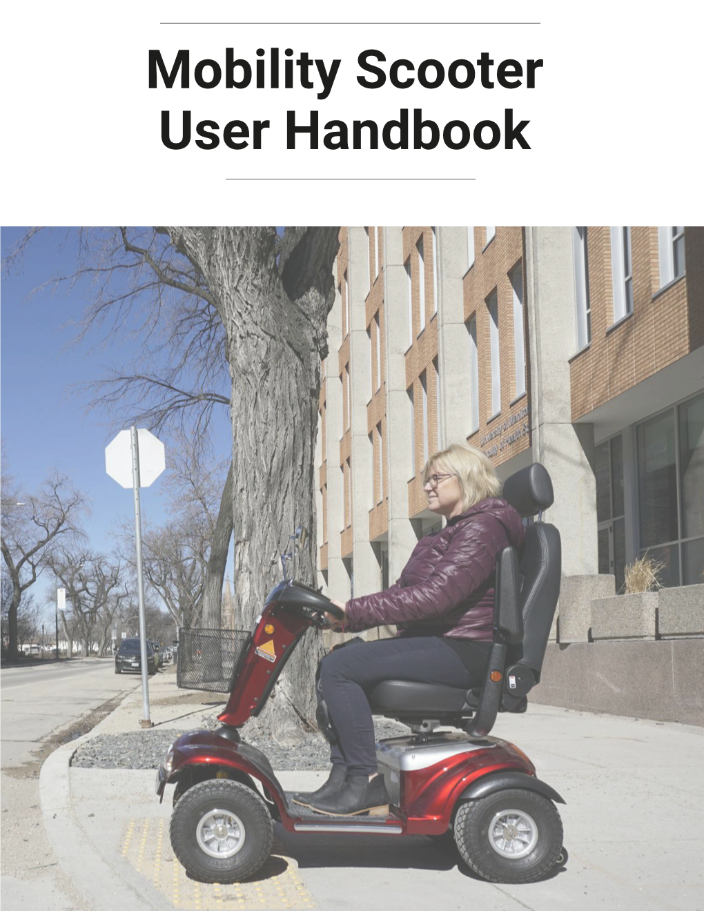Mobility Scooter User Handbook