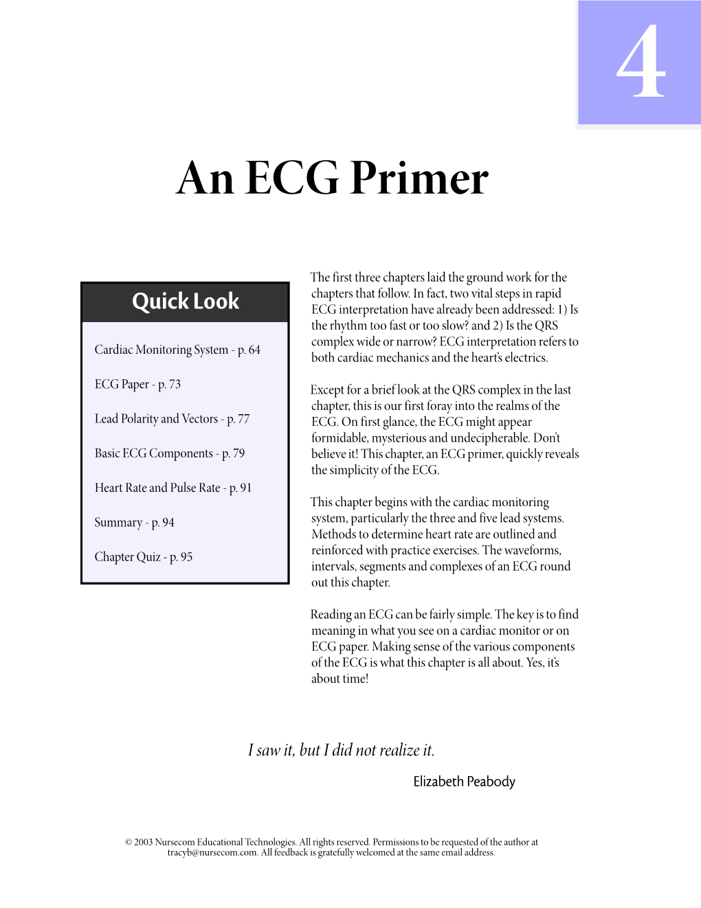 An ECG Primer