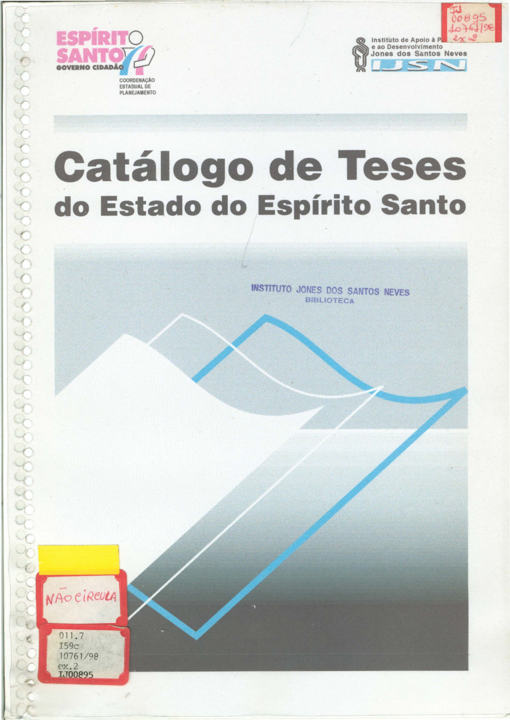 Catálogo De Teses Do Estado Do Espírito Santo