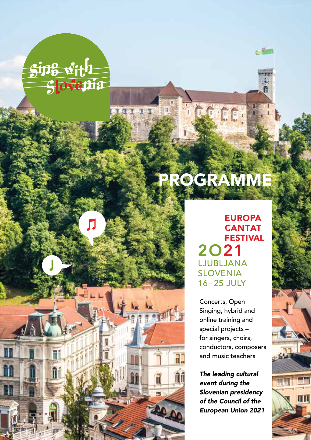 Download Europa Cantat Ljubljana 2021 FESTIVAL BOOKLET