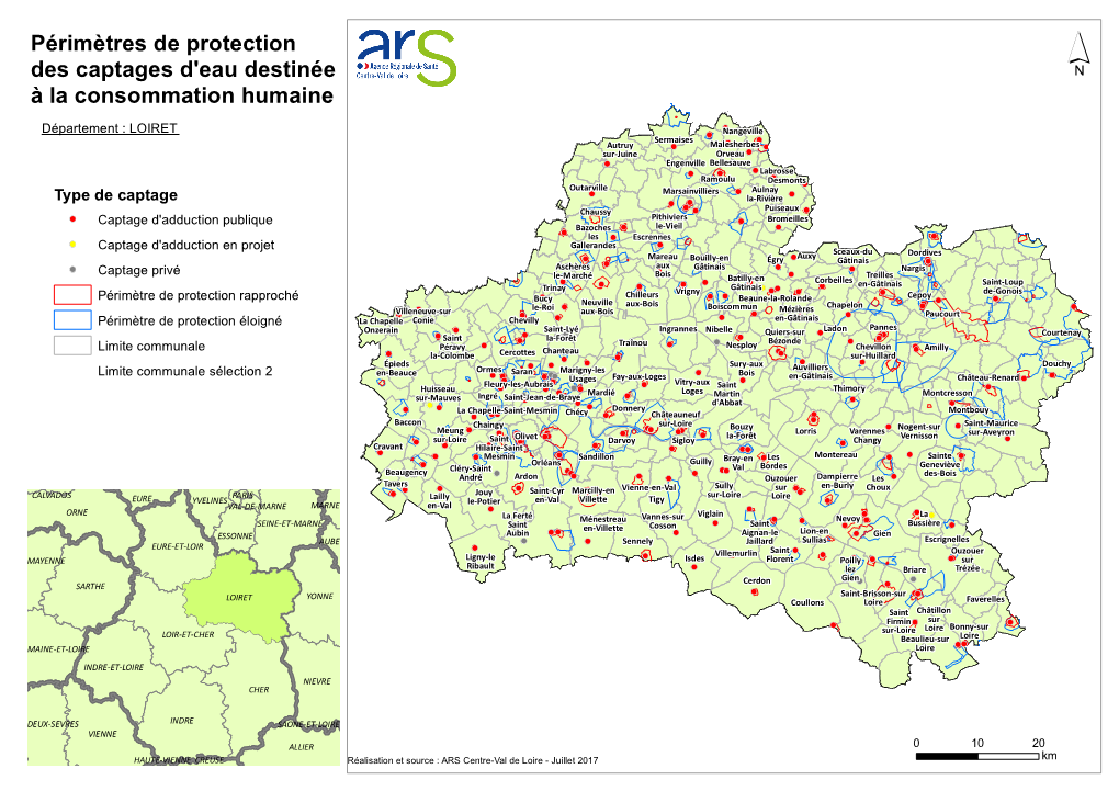 Périmètres De Protection Des Captages D'eau Destinée À La Consommation