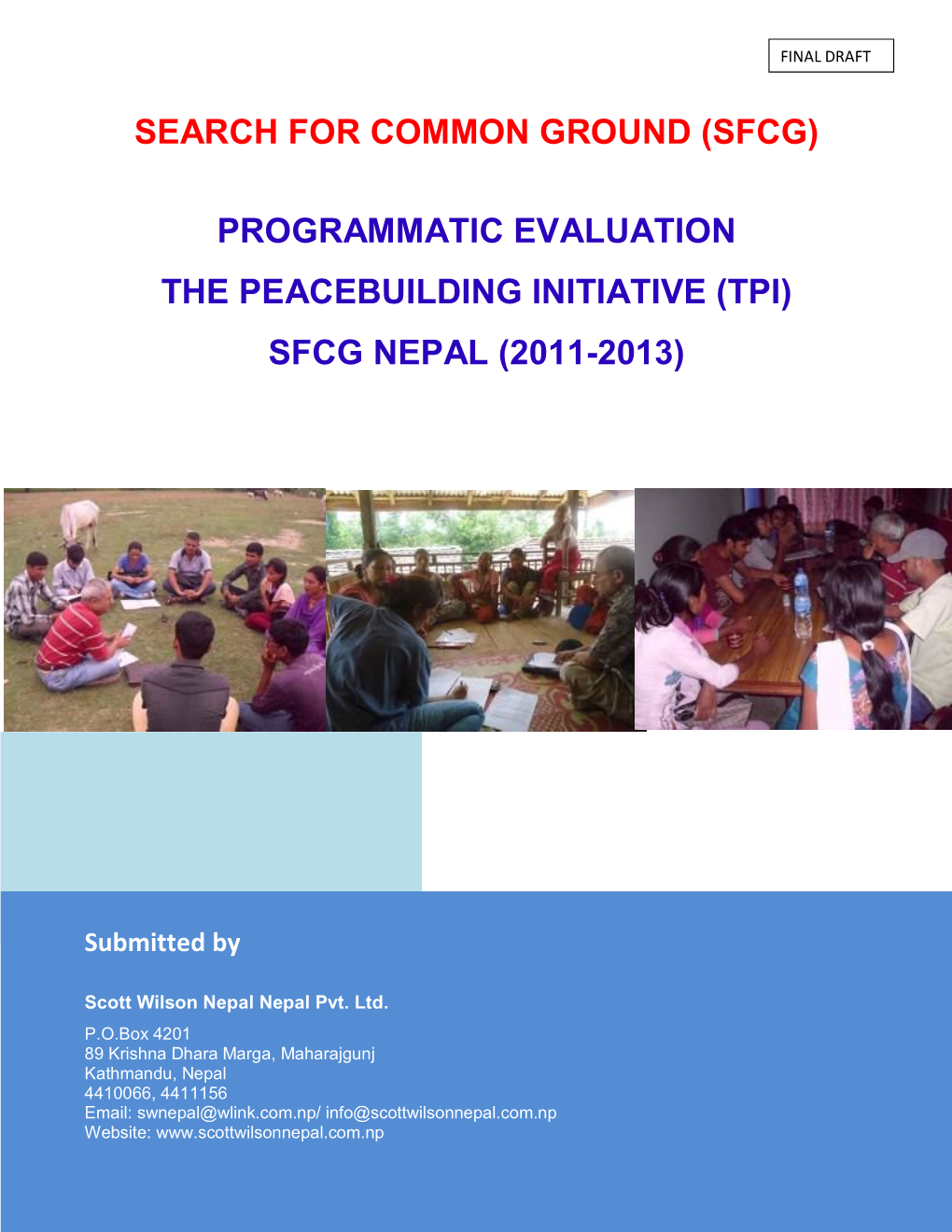 (TPI), SFCG Nepal