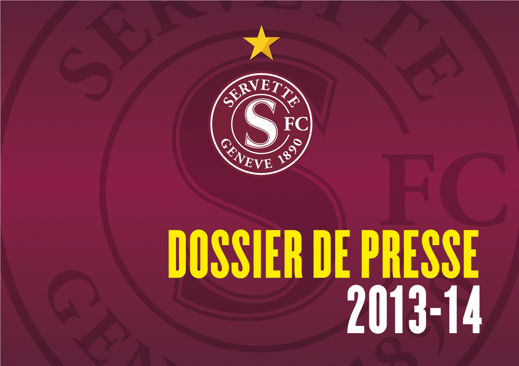 Dossier De Presse 2013-14