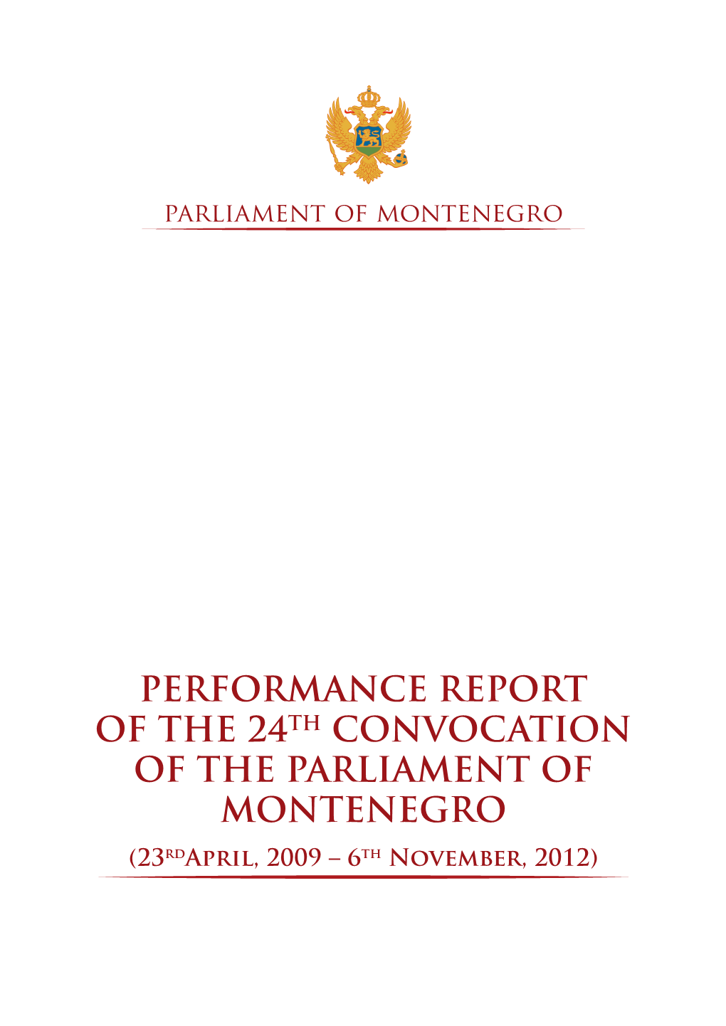 Performance Report of the 24Th Convocation of The