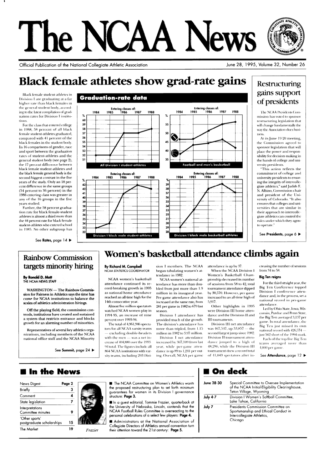 Black Female Athletes Show Grad-Rate Gains