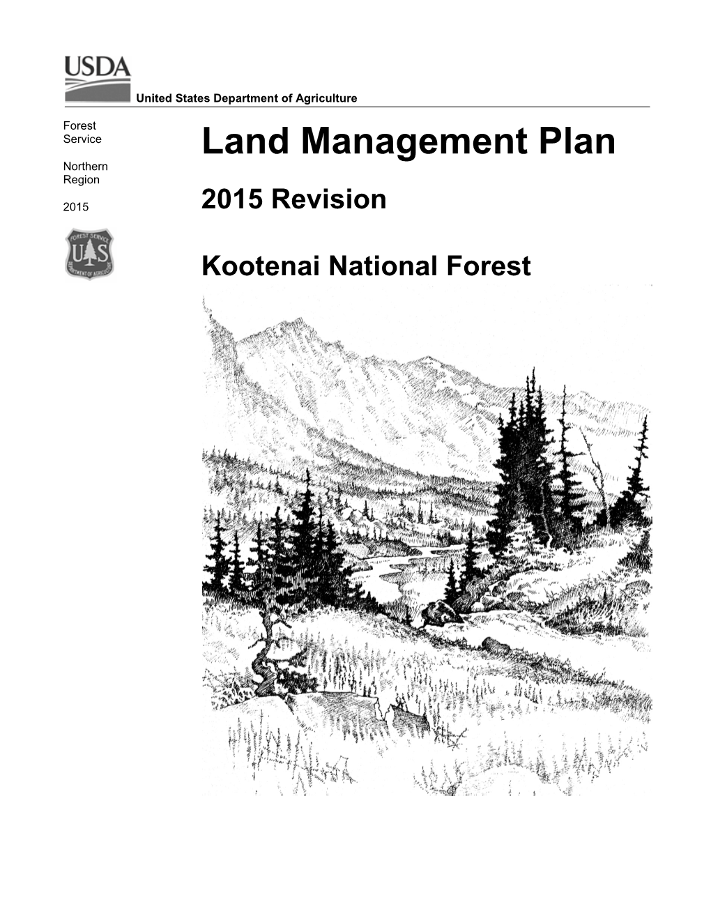 Kootenai National Forest Land Management Plan, 2015