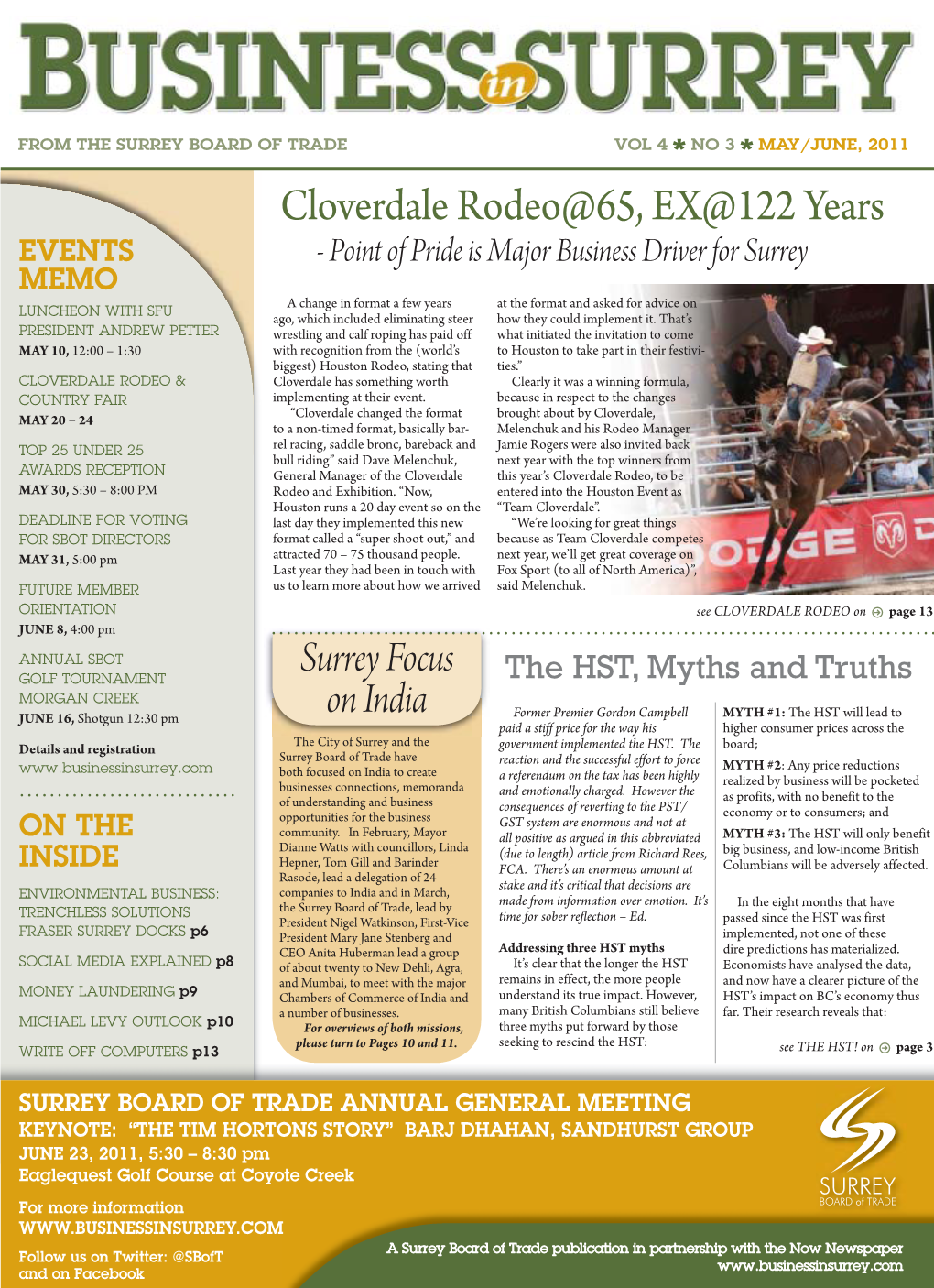 Cloverdale Rodeo@65, EX@122 Years