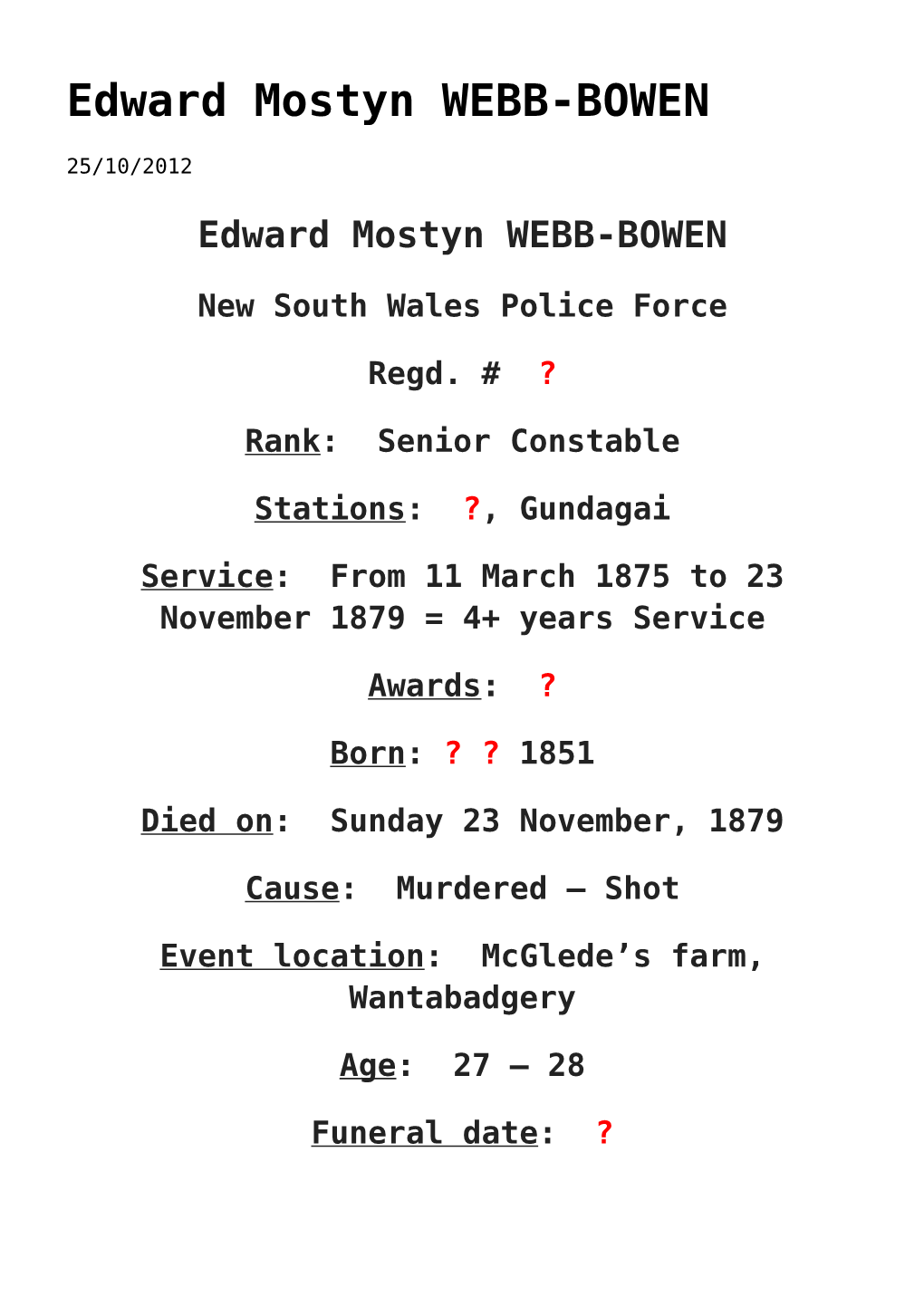 Edward Mostyn WEBB-BOWEN