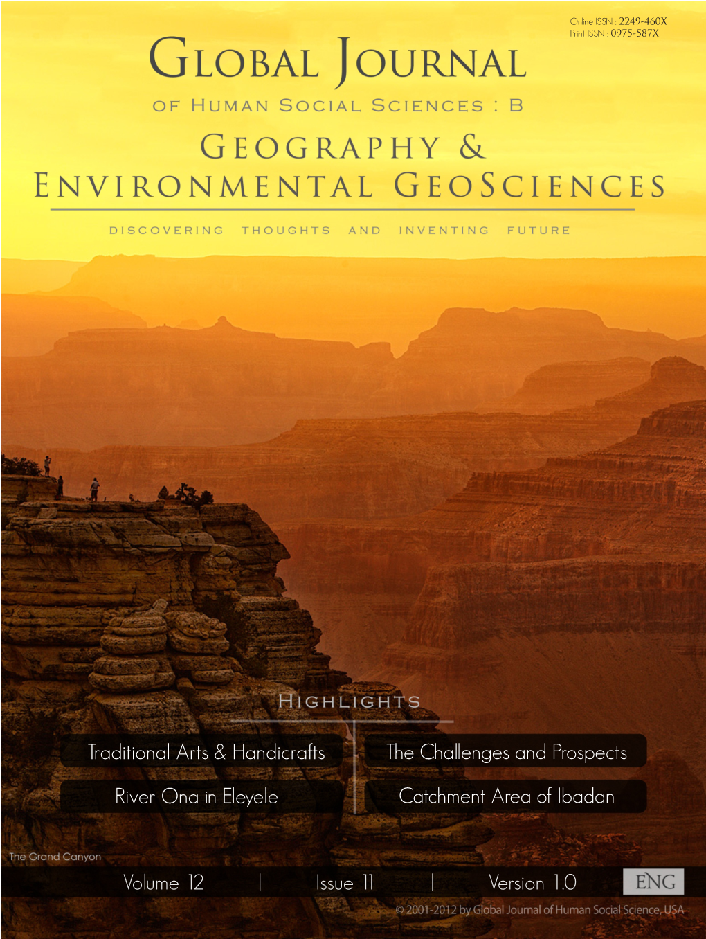 Global Journal of Human Social Science : B Geography & Environmental Geosciences