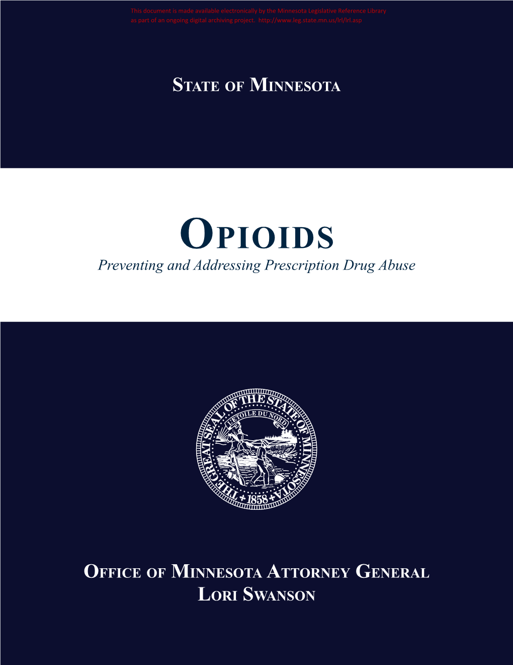 Opioids Preventing and Addressing Prescription Drug Abuse