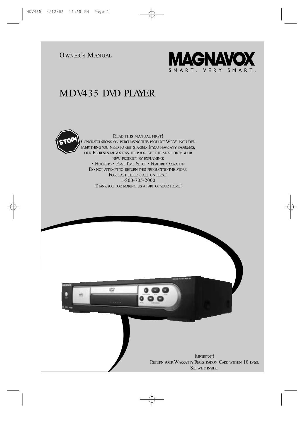 Mdv435 Dvd Player