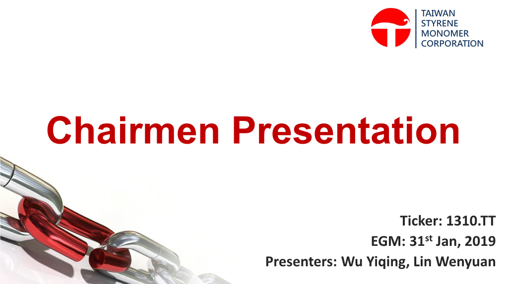 TSMC EGM2019 Chairmen Presentation.Pdf