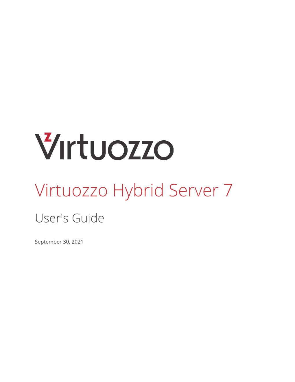 Virtuozzo Hybrid Server 7