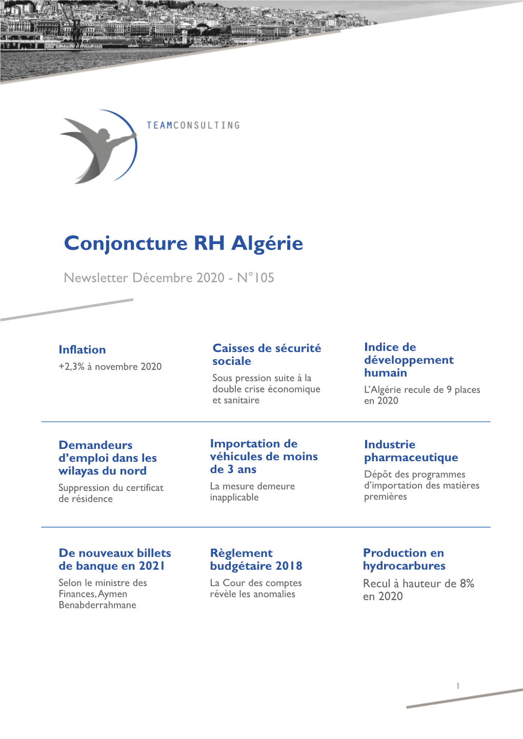 Conjoncture RH Algérie