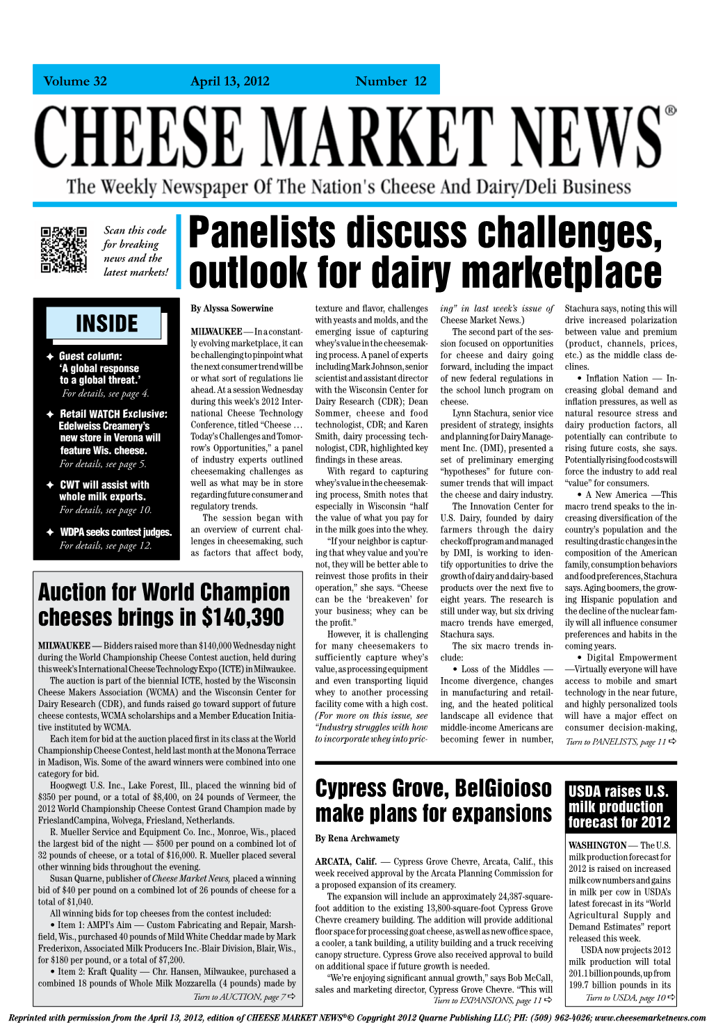 Panelists Discuss Challenges, Outlook for Dairy