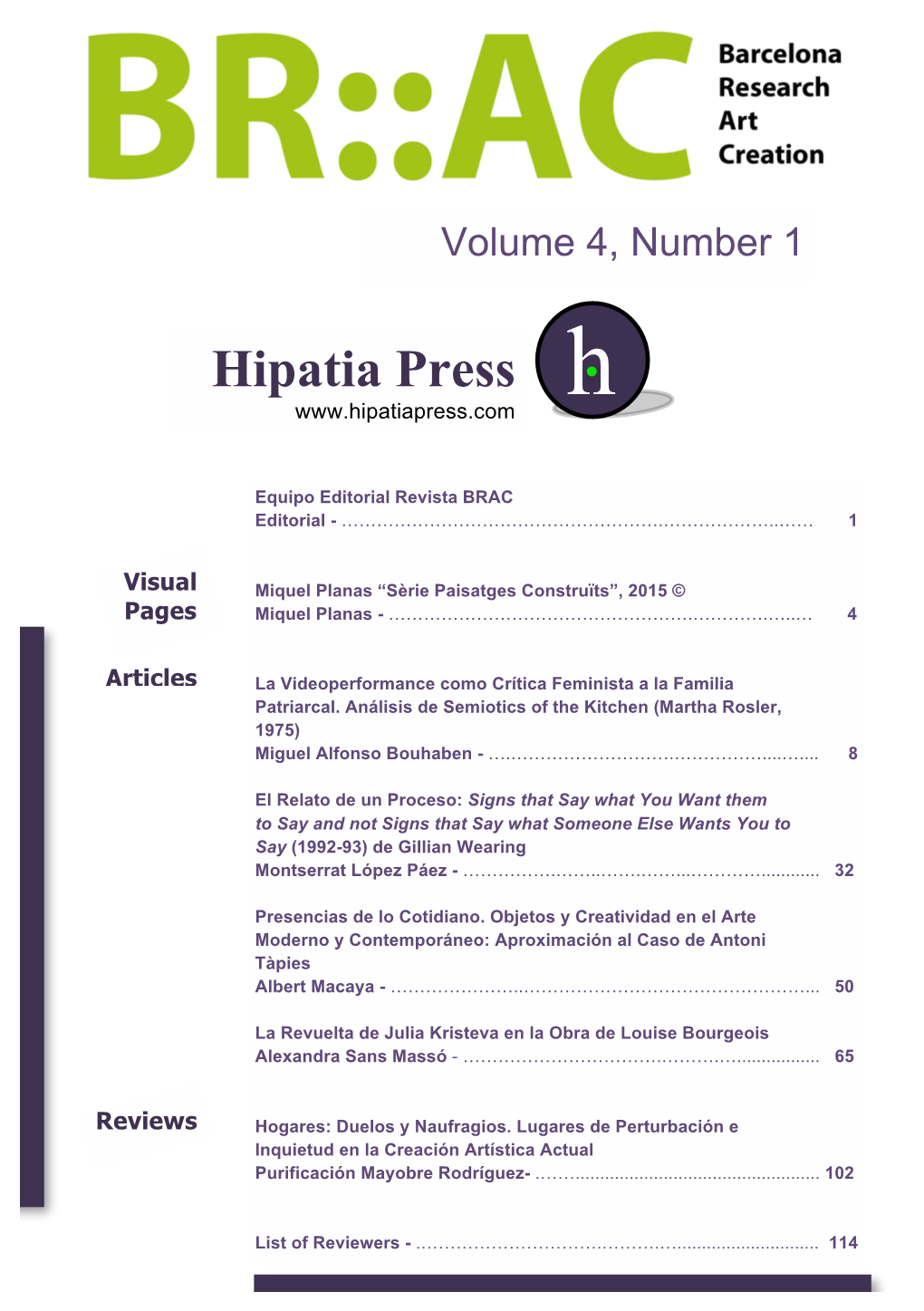 Hipatia Press H