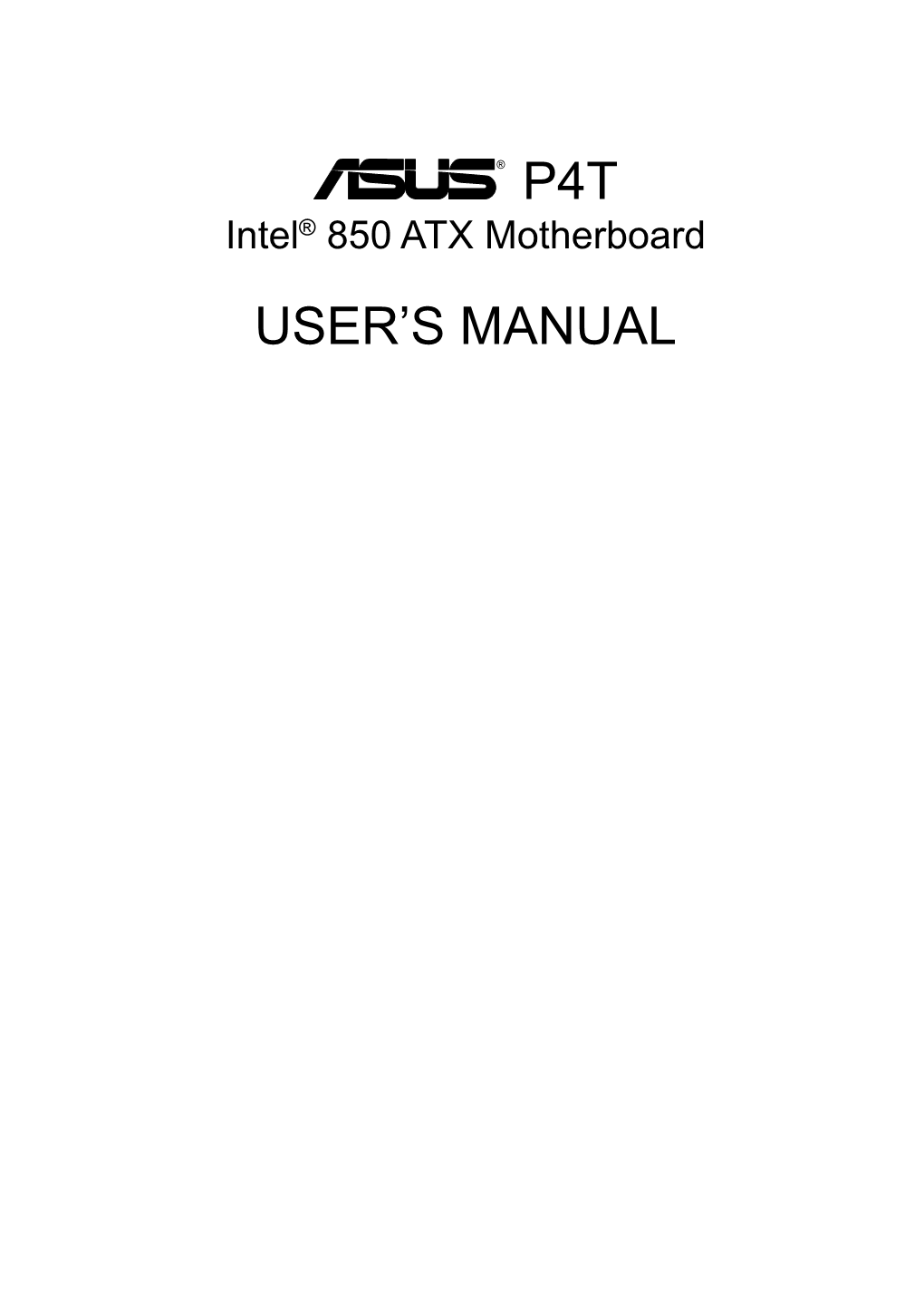 P4t User's Manual