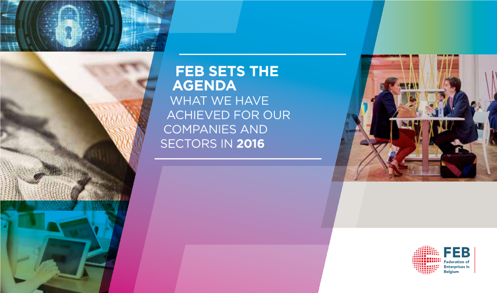 Feb Sets the Agenda What We Have Achieved for Our Companies and Sectors in 2016 Preface