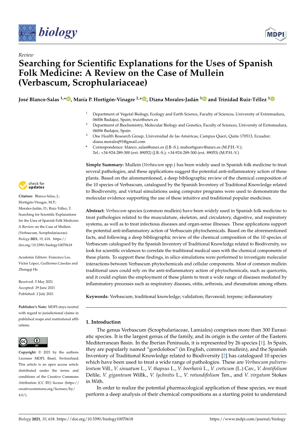 A Review on the Case of Mullein (Verbascum, Scrophulariaceae)