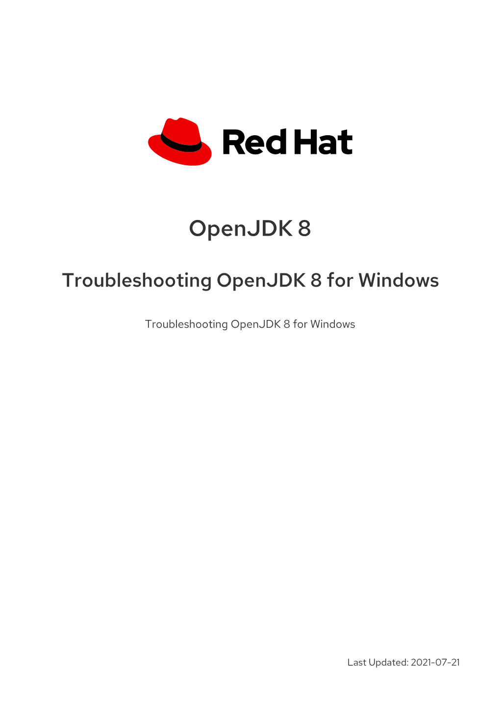 Openjdk 8 Troubleshooting Openjdk 8 for Windows