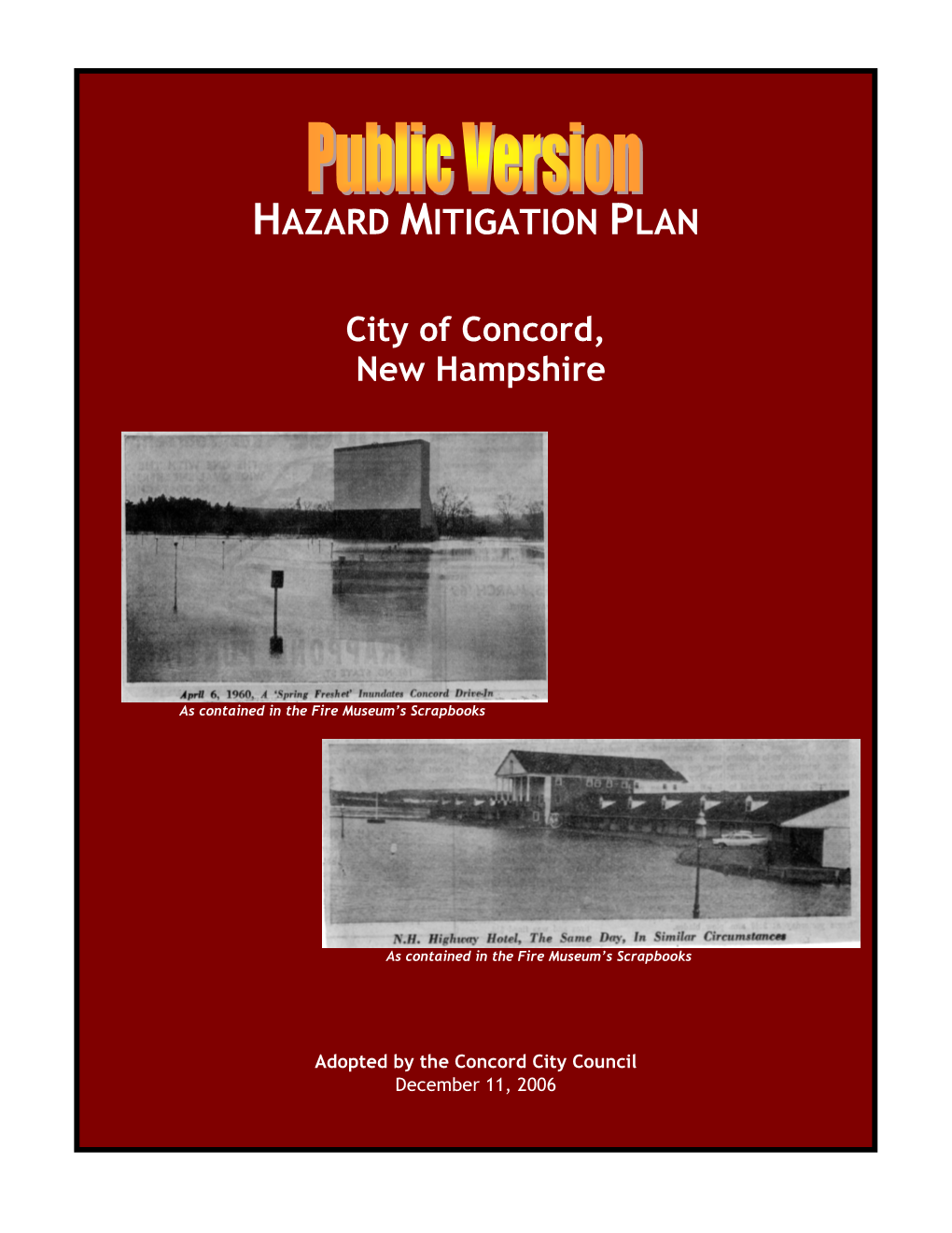 Hazard Mitigation Plan